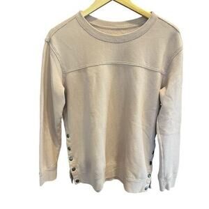 Abercrombie & Fitch Pale Pink Slouchy Oversized‎ Long Sweater Sweatshirt Small